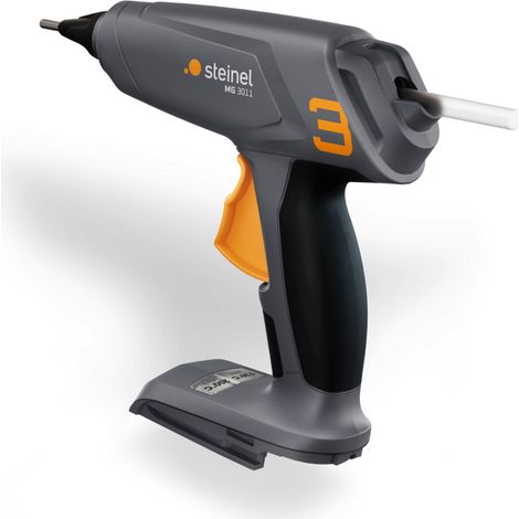 Steinel MobileGlue 3011 Pistola termofusible con batería, sin cable, con un diámetro de Ø 11 mm, 2 niveles de temperatura y compatible con la batería Bosch PFA