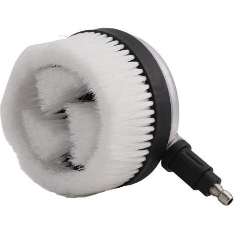 Solution de lavage de voiture efficace Brosse rotative haute pression avec connecteur rapide mâle 1/4, élimination rapide de la saleté (1/5)