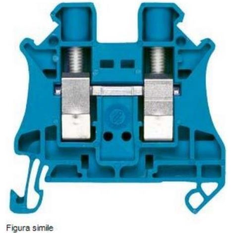 Morsetto passante con sezione 4mmq a vite Blu Siemens 8WH10000AG01