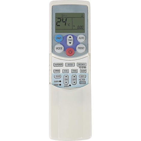 Compatible avec les télécommandes de climatiseurs Toshiba WC-H01EE et WH-H01EE WC-H04JE (universel linguistique) (1/5)