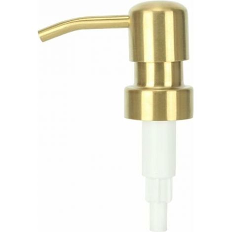 (Oro mate) Cabezal de bomba de acero inoxidable, dispensador de jabón tipo empuje para cocina, baño (1/3)