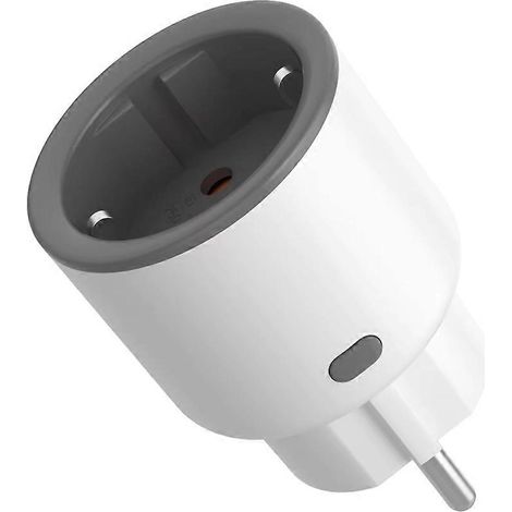 Prise connectée Zigbee S60ZB 16 A avec suivi de la consommation d'énergie, prise sans fil et interrupteur intelligent, compatible avec Google Home et Alexa (prise européenne). (1/5)