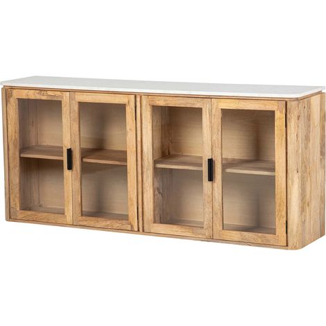 Tyla Glasmarmor Mango Sideboard 180x40x80 cm (1/5)