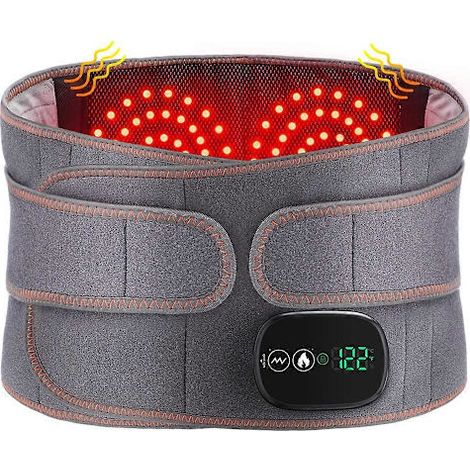 Ceinture chauffante rechargeable avec compresse chaude, commandes et voyant rouge.-AquaForge (1/5)