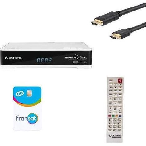 CAHORS VEOX Récepteur satellite HD + HDMI + CARTE HD ME