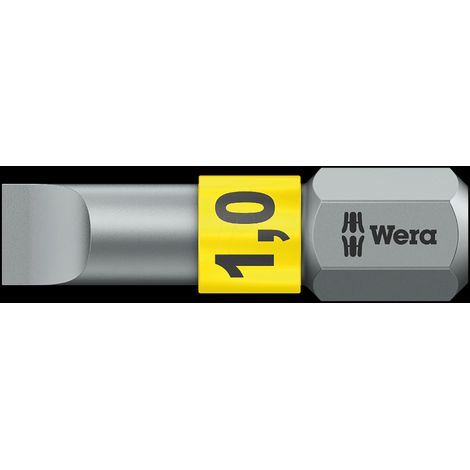 Punta cacciavite Wera 800/1 btz BiTorsione acciaio 25 mm