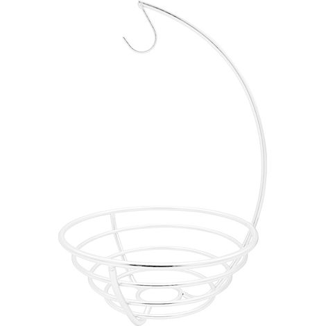 Corbeille à fruits de table avec support à bananes, rangement vertical moderne pour fruits et légumes, table de cuisine avec support à bananes (1/5)