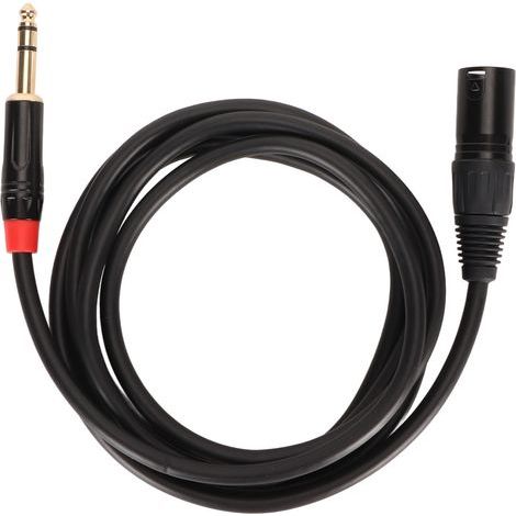 XLR Male to TRS 6.35 mm (1/4 inch) Balanced Cable for Electric Guitar Tuner and Microphone, 2 meters - AquaForge (1/5)