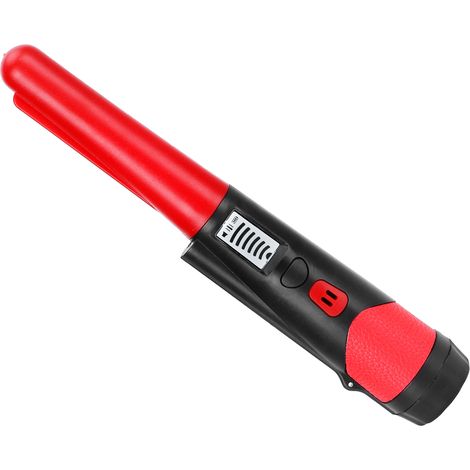 Détecteur de métaux à haute sensibilité, pointeur, tige de localisation de métaux portable à 360 degrés, rouge (1/5)