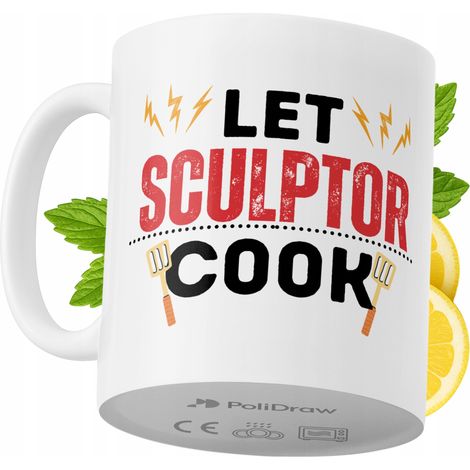 Lustige Tasse für Bildhauer – Kaffee- oder Teetasse mit witzigem Textdesign – Ideal für Geburtstage, Namenstage, Feiertage und besondere Anlässe. Hochwertige Tasse für Zuhause, Büro und Arbeit. Farbe: