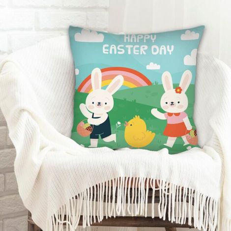 Housse de coussin de salon déhoussable pour chambre salon décoration de la saint-valentin (1/5)