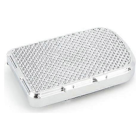 Repose-pieds et pédale de frein noirs/chromés pour moto Harley Softail Touring, CVO Electra Glide, Dyna, Fat Boy (1/5)