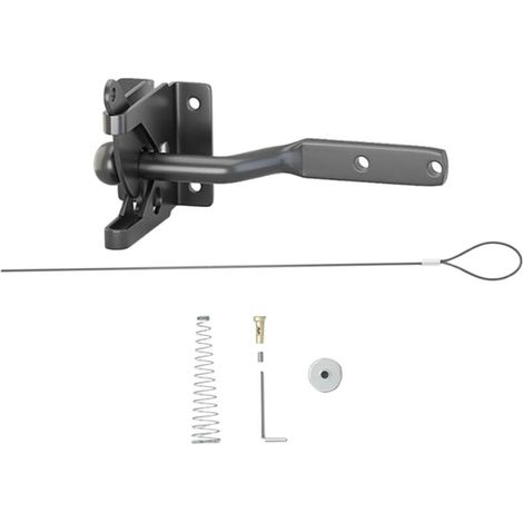 1Ensemble Verrou de Clôture Auto Bloquant de Fermeture pour Portes Métalliques Vinyles (1/5)