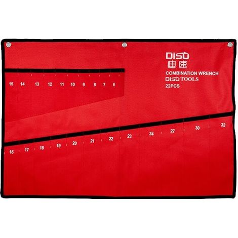 Pochette de Ceinture à Outil Simple latérale Multi-Poches Outils à Enrouler Rangement Poches renforcées Sac clé Pince Porte-clé Organisateur de Toile (1/4)