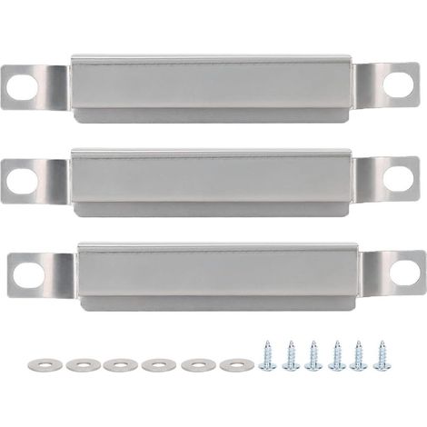 Tuyaux de liaison pour barbecue, lot de 3 tuyaux en acier inoxydable, tube de liaison réglable de rechange avec vis pour pièces de barbecue (1/5)