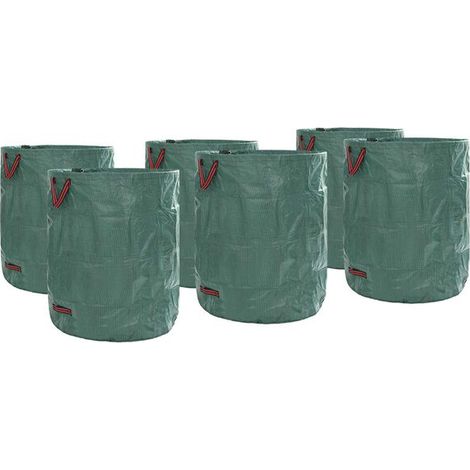 Sacs poubelle de jardin, paquet de 12, verts, 79 x 79 x 99,5 cm (1/5)