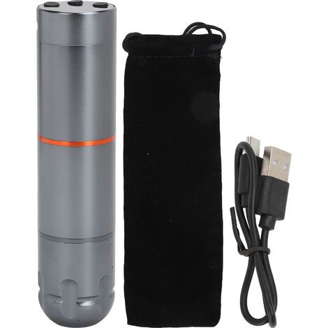Cartouche de tatouage sans fil 1800mAh, stylo rotatif OLED pour liner ombreur, gris. (1/5)