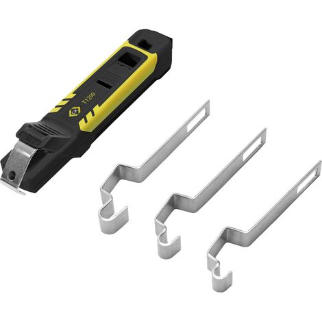 C.K T1290 Couteau à dénuder adapté pour câbles ronds, Câble plat D060752 (1/5)