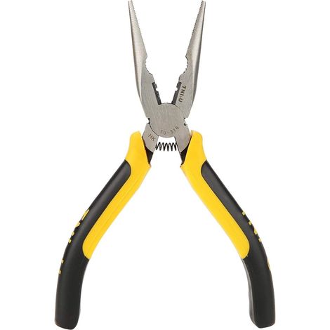 Pince à bec long, pince professionnelle de 6 pouces Pince à bec long droit Coupe-fil de câble Outil de coupe à la main(TU-316) (1/5)