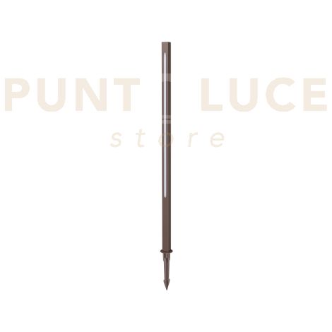 JEDI PALETTO LED 3000K 12W  1250 Lm IP65 H.80,5CM COFFEE