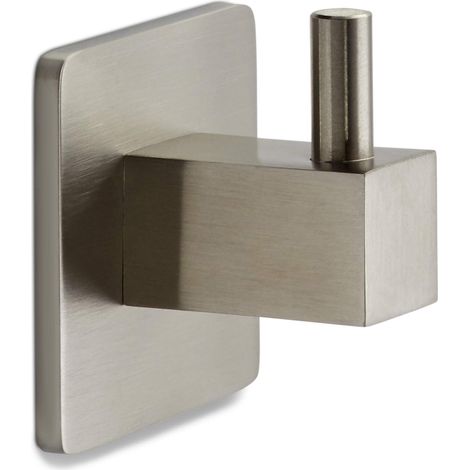 Garderobenhaken SELA 36 x 36 mm Länge 30 mm Edelstahl gebürstet (1/2)