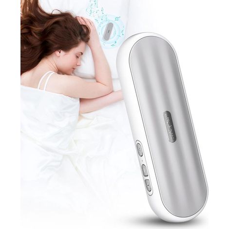 Altavoces para dormir - Altavoz Bluetooth para debajo de la almohada - Tecnología de conducción ósea - Ruido blanco - Inalámbrico - Blanco (1/5)