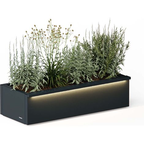 Herstera Garden Metal Planter Xic 100x40x25cm SET