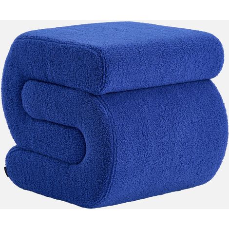 Pouf in bouclé