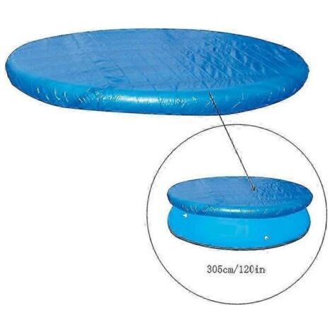 Couverture de piscine en tissu, couverture de piscine gonflable, couverture de piscine ronde en PE (1/2)