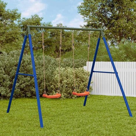 Aire de jeux extérieure : Aire de jeux d'extérieur bois de pin imprégné jeu extérieur enfant, aire de jeu jardin, balançoire enfant , pour jardin, usage domestique , enfant 3-8 ans (1/5)