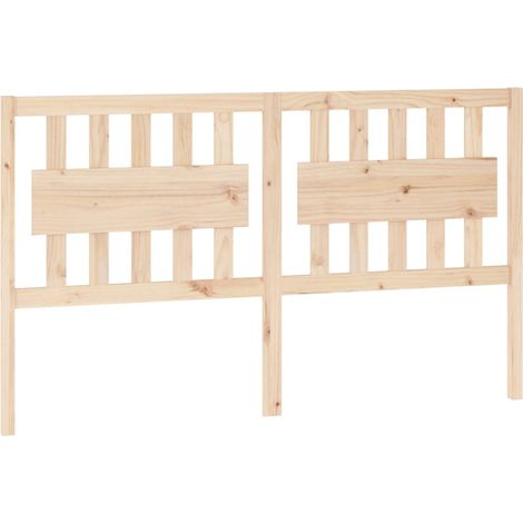 Maison Exclusive - Cabecero de cama madera maciza de pino 155,5x4