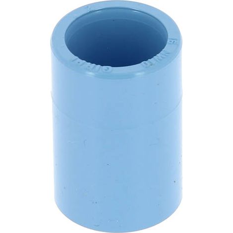 Manchon PVC bleu air comprimé femelle-femelle Ø16
