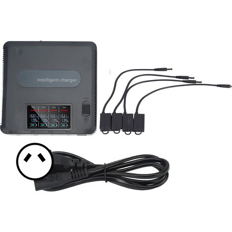 Chargeur de batterie pour drone Mavic 3, affichage numérique, composants électroniques en plastique gris, outil de charge UAV, 100‑240V prise AU (1/5)