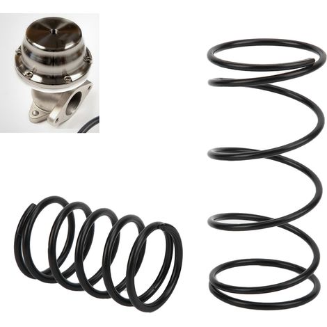 2 pièces Ressort Waste Gate 38mm Acier Carbone 8PSI 14PSI Remplacement Externe Compatible TiAL