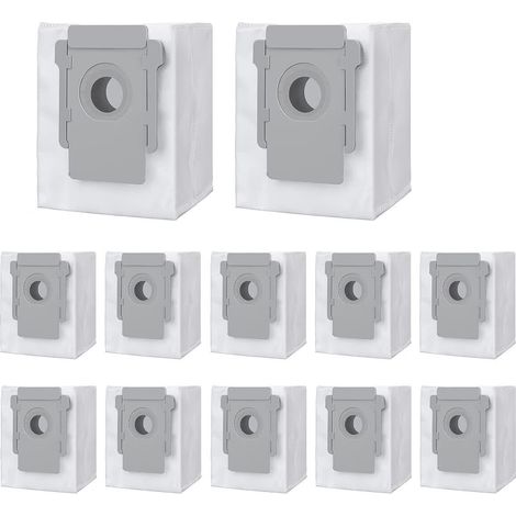 Lot de 12 sacs de rechange pour aspirateur iRobot Roomba i7 i7+ / i7 Plus E5 E6 E7 S9 S9+, kit d'accessoires pour iRobot Roomba i7 (1/5)