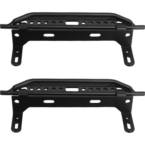 Marchepieds Latéraux en Métal de Course pour Chenille /10 RC – -Fit Plaques de Pied en Alliage avec Aluminium 6061 Antidérapant et Haute Résistance, Comprend 2 Planches + 4 Vis de Montage