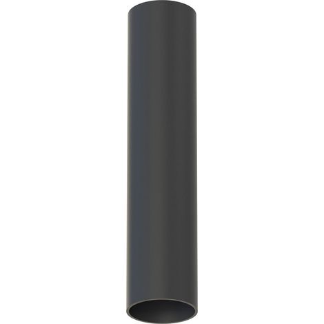 Deckenleuchte Aufputz Metall GU10 D: 4 cm rund Schwarz Modern Spot Lampe Decke (1/2)