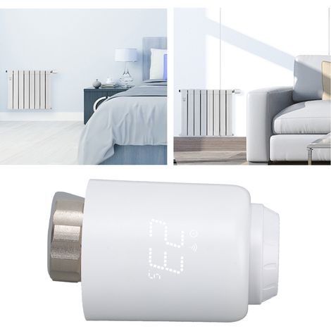 Heizungsthermostat für Zuhause, Tuya Smart WiFi-Thermostat mit App für Heizkörperventile, drahtloser programmierbarer Heizkörperthermostat (1/5)