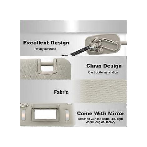 Linke Sonnenblende für Autos (2007-2014) 22850306 (1/5)