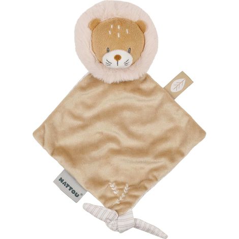 NATTOU Doudou per Neonato Flo Olly Ernest Leone Marrone Chiaro (1/3)