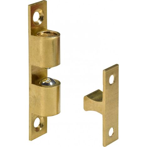 Loqueteau à bille laiton HETTICH, L.16 x l.11 mm (1/2)