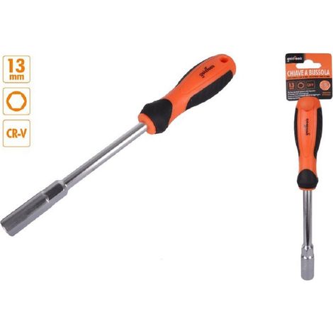 SECHSKANT-STECKSCHLÜSSEL 13 MM CR-V-SCHRAUBENDREHER MIT ERGONOMISCHEM GRIFF 94869 (1/2)