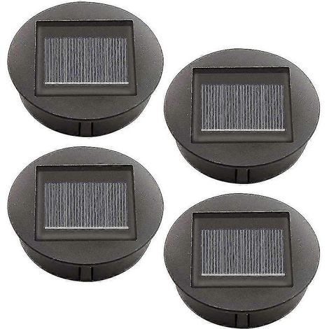 Lot de 4 lampes solaires de rechange avec ampoules LED, pour éclairage solaire supérieur. (1/5)