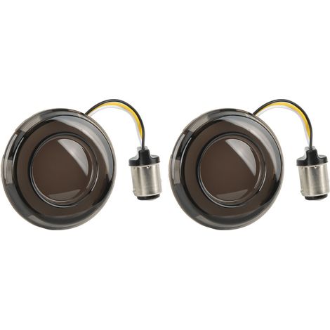 Clignotant LED Moto Feu Indicateur Ultra Limited Bas Éclairage Jaune Blanc (1/5)