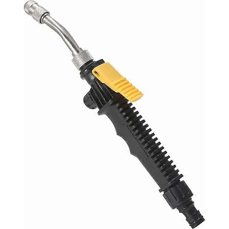 DWW-30cm/11.8inch High Pressure Washer Detachable Water Sprayer Car Wash Cleaning Gun Garden Cleaning Tool Water Gun Black (1/5)