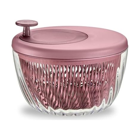 Essoreuse à salade guzzini spin&store mauve pratique design