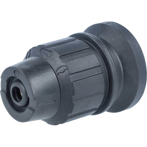vhbw mandril SDS compatible con Hilti TE 14  TE 15, TE 1, TE 15-C, TE 18-M destornilladores, taladros - Diámetro int. de 1 cm, negro