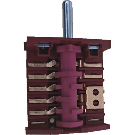 Spare parts for EGO type oven switches: six-function switch, seven-position switch, electric cooker switch (1/4)