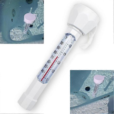 Thermomètre flottant pour spa, piscine, jacuzzi, aquarium, bassin, Fahrenheit/Celsius (1/5)