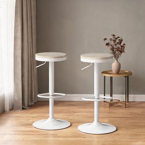 Tabouret de bar réglable de 60 à 80 cm 38,5 x 38,5 x 80 cm (1/5)